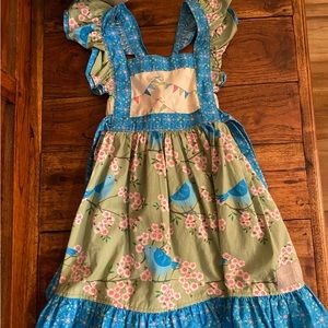 Eleanor Rose Bird Crossback Twirl Dress